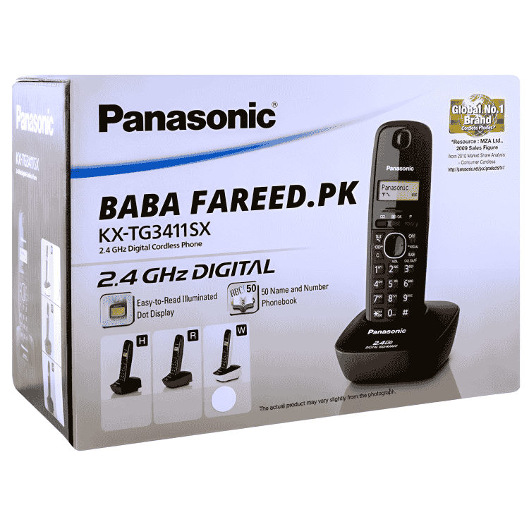 Panasonic, Digital Cordless Telephone, 2.4GHz, KX-TG3411 - Image 2
