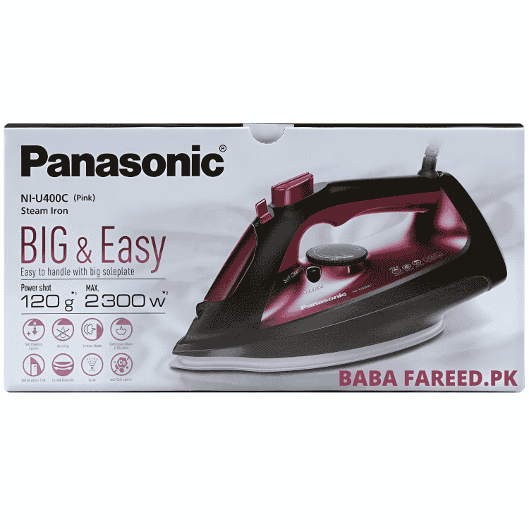 Panasonic, Big And Easy Steam/Dry Iron, 2300W, NI-U400 - Image 7