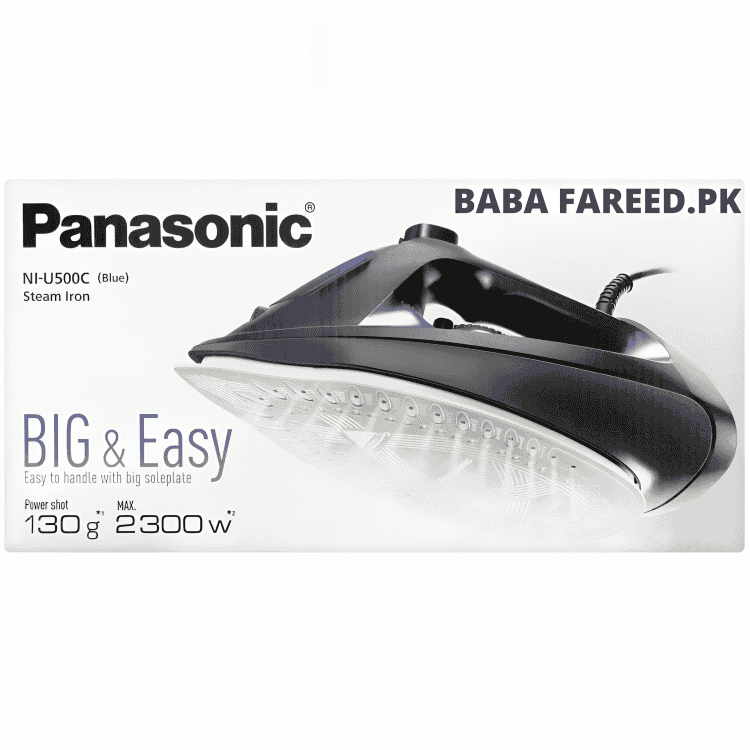 Panasonic, Big And Easy Steam/Dry Iron, 2300W, NI-U500 - Image 8
